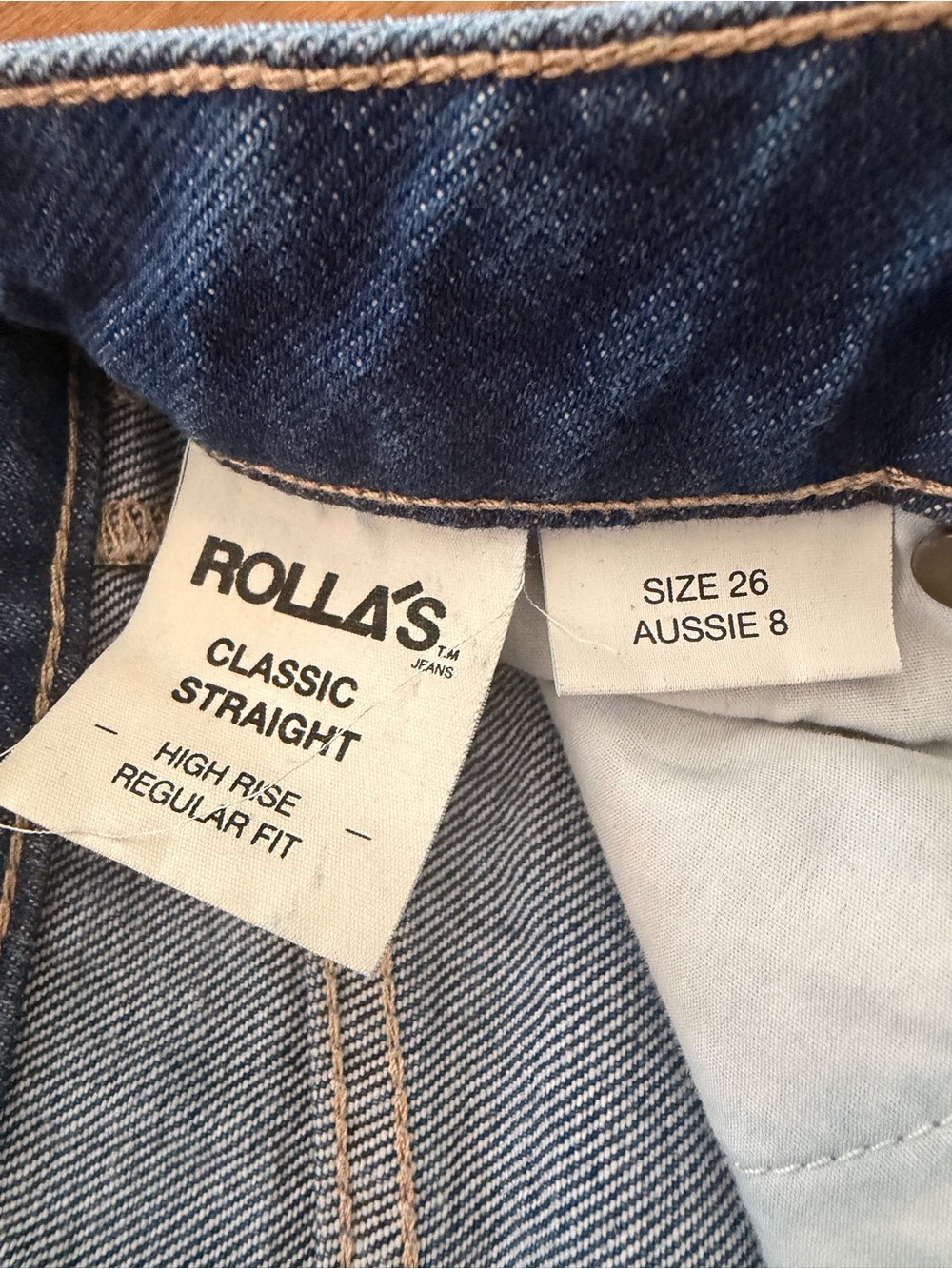 Rollas Classic Straight Jean high rise - Picture 6 of 7
